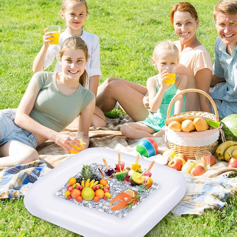 شريط تقديم كبير قابل للنفخ صيني تبريد المشروبات المحمول بجانب المسبح في الهواء الطلق - Image 5